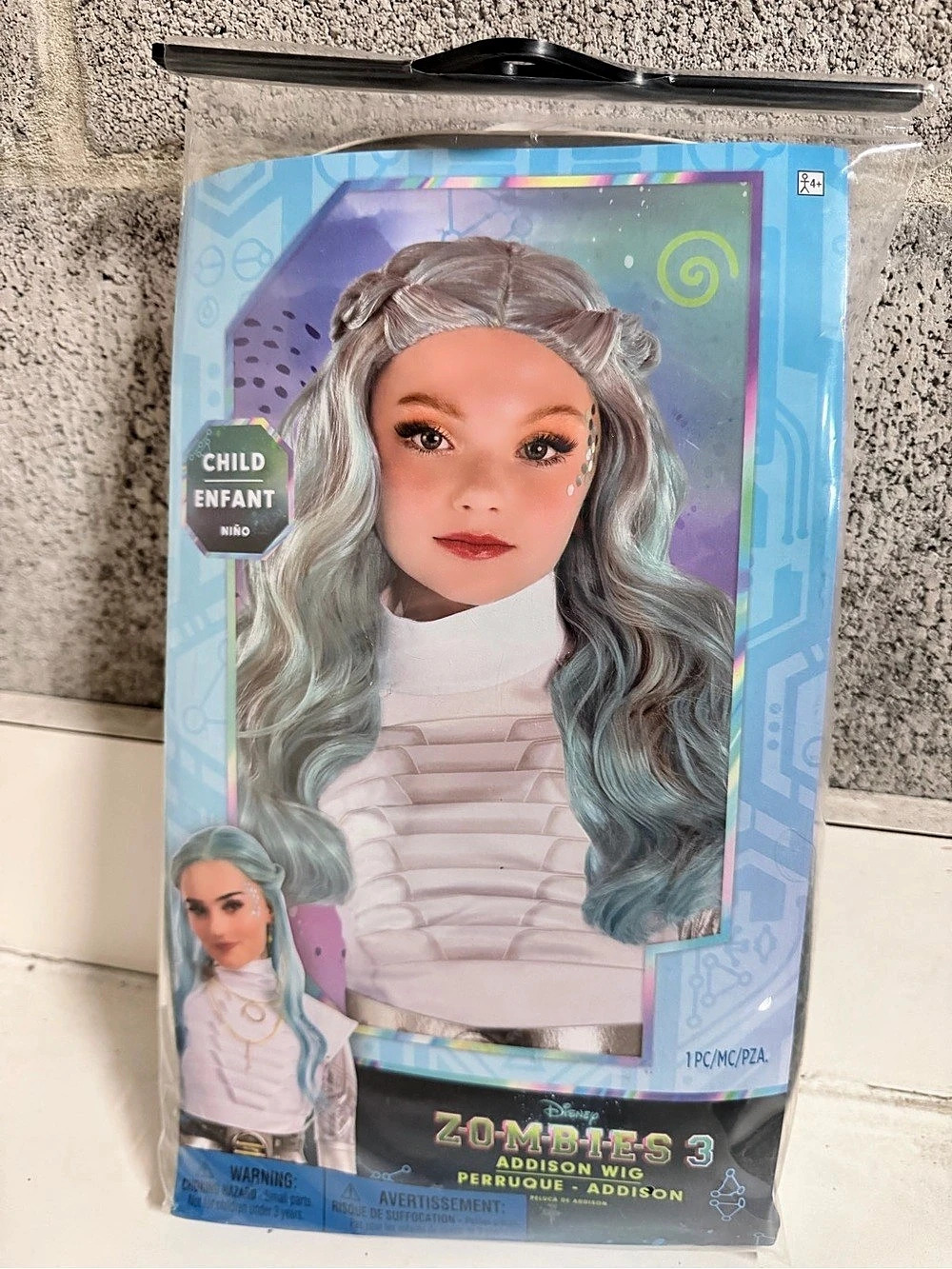 WIG Zombies 3 Addison Child Costume Wig NWT